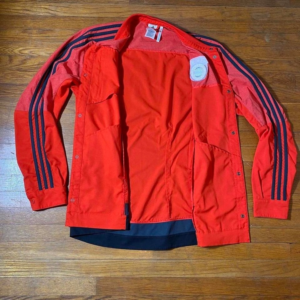 Mens Adidas BAYERN MUNICH ANTHEM 2014 Track Soccer Jacket‎ Mens Size M - Picture 6 of 7